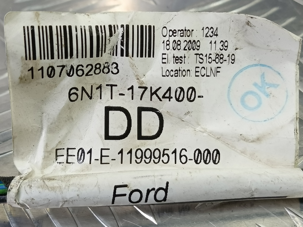 проводка (коса) FORD Fusion 1.4 MT (80 л.с.)Fusion  I рестайлинг (2005—2012) Хетчбэк 1515836, 1210 рублей, Москва