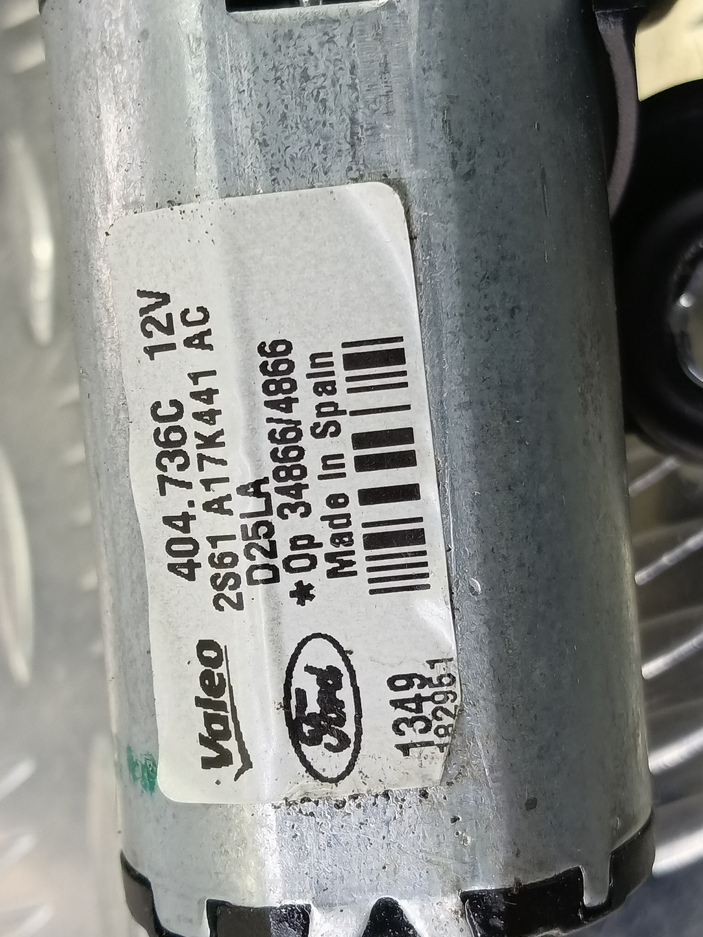 моторчик стеклоочистителя FORD Fusion 1.4 MT (80 л.с.)Fusion  I рестайлинг (2005—2012) Хетчбэк 1422314, 6500 рублей, Москва