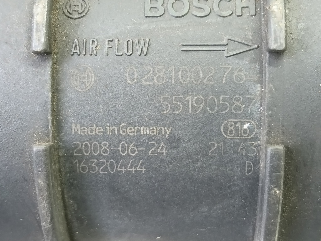 расходомер воздуха (дмрв) Citroen Jumper  1192Y9, 6150 рублей, Москва