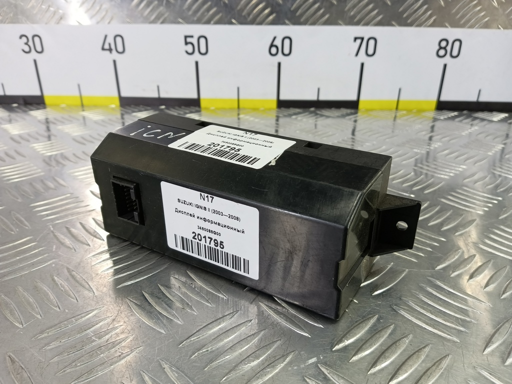 дисплей информационный SUZUKI IGNIS 1.5 MT (99 л.с.)Ignis  II (2003—2008) Хетчбэк 34600-86G00, 1090 рублей, Москва