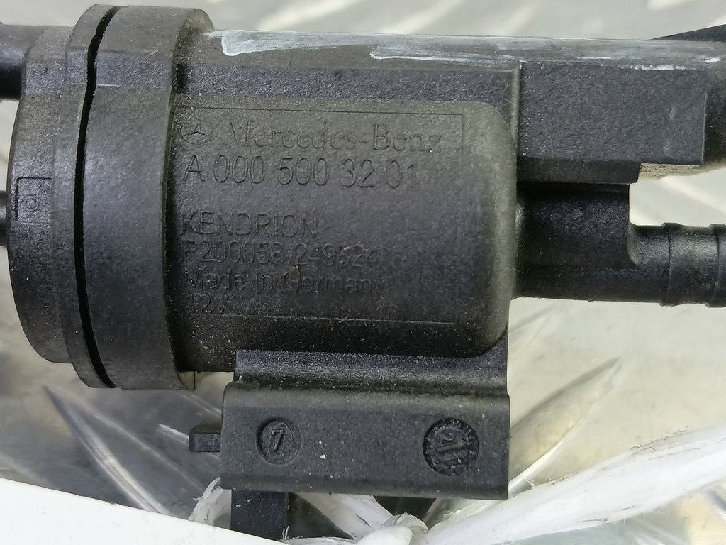 клапан электромагнитный MERCEDES-BENZ E-класс E 220d 2.1 5G-Tronic (170 л.с.)E-класс  W212/S212/C207/A207 (2009—2013) Седан A0005003201, 2590 рублей, Москва