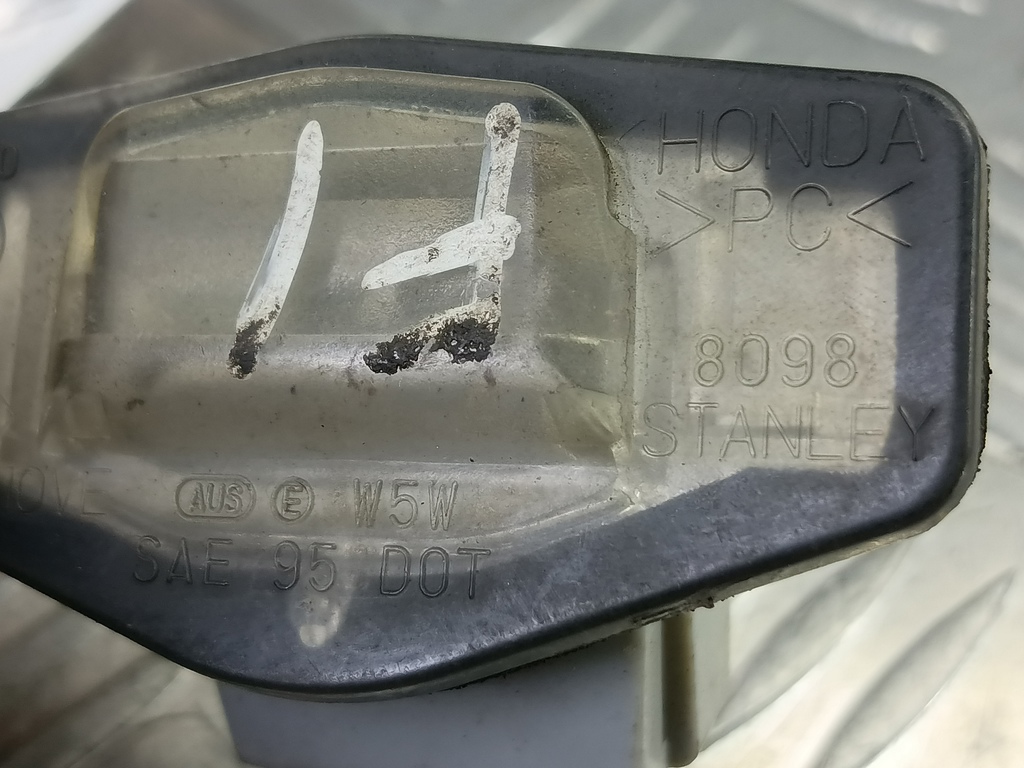 фонарь номерного знака HONDA Accord 2.4 AT (190 л.с.)Accord  VII (2002—2006) Седан 34100-S0A-013, 520 рублей, Москва