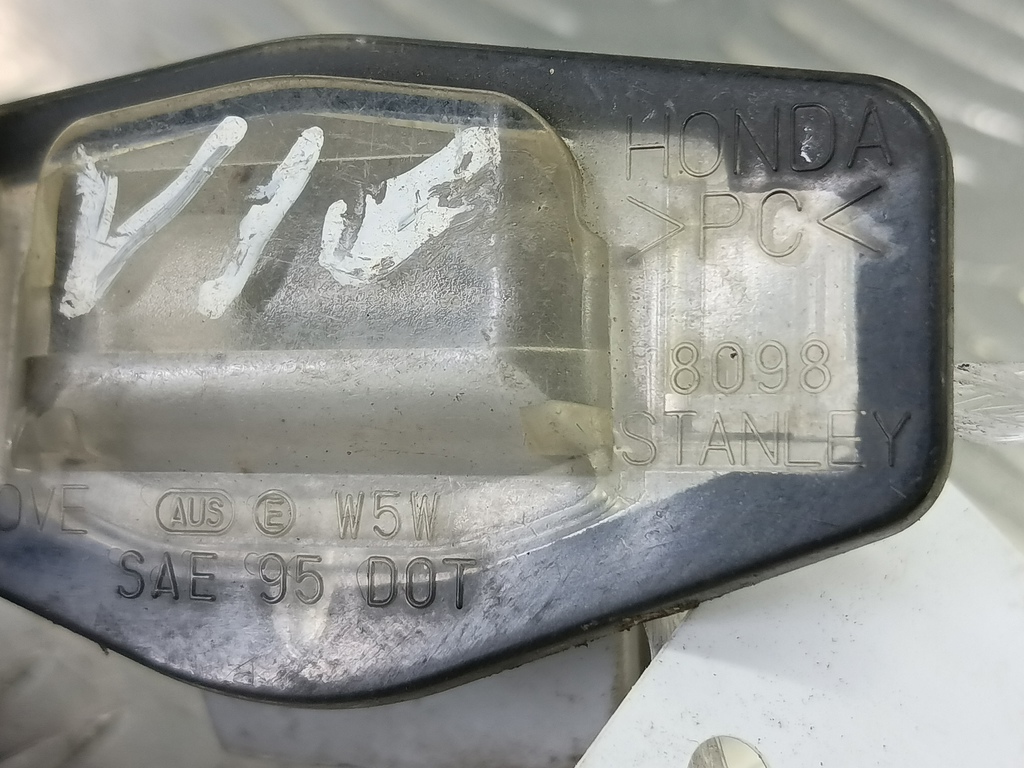 фонарь номерного знака HONDA Accord  34106SNB013, 630 рублей, Москва