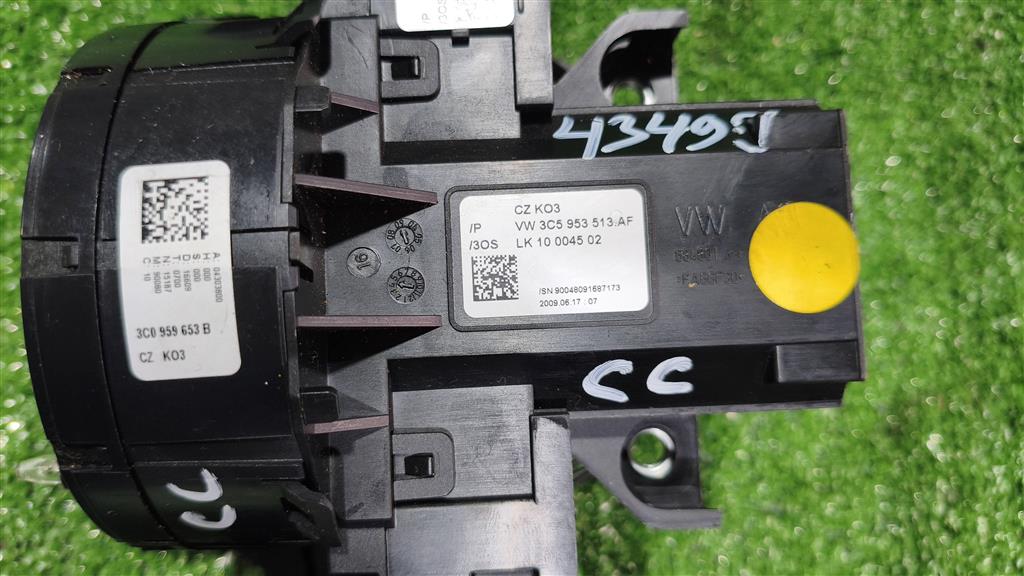 3c5953507cn Блок подрулевой с поддержкой круиз-контроля Volkswagen Passat CC 2008-2016 2010г. (OEM 3c5953507cn) 3c5953507cn Блок подрулевой с поддержкой круиз-контроля Volkswagen Passat CC 2008-2016 2010г. (OEM 3c5953507cn)