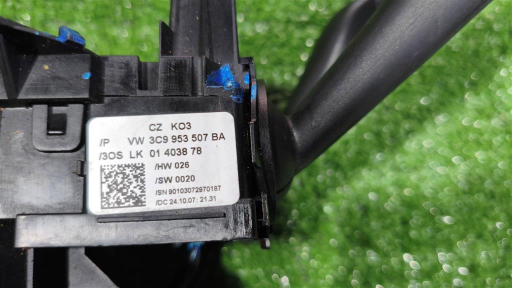 3c9953507ba Блок подрулевых переключателей с поддержкой круиз-контроля Volkswagen Passat (B6) 2005-2010 0г. (OEM 3c9953507ba) 3c9953507ba Блок подрулевых переключателей с поддержкой круиз-контроля Volkswagen Passat (B6) 2005-2010 0г. (OEM 3c9953507ba)