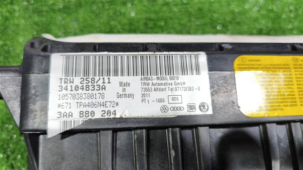 3aa880204 Аирбег торпеды пассажирская Volkswagen Passat CC 2008-2016 2012г. (OEM 3aa880204) 3aa880204 Аирбег торпеды пассажирская Volkswagen Passat CC 2008-2016 2012г. (OEM 3aa880204)
