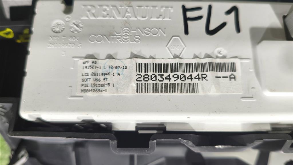 280349044r Дисплей информационный Renault Fluence 2010> 2012г. (OEM 280349044r) 280349044r Дисплей информационный Renault Fluence 2010> 2012г. (OEM 280349044r)