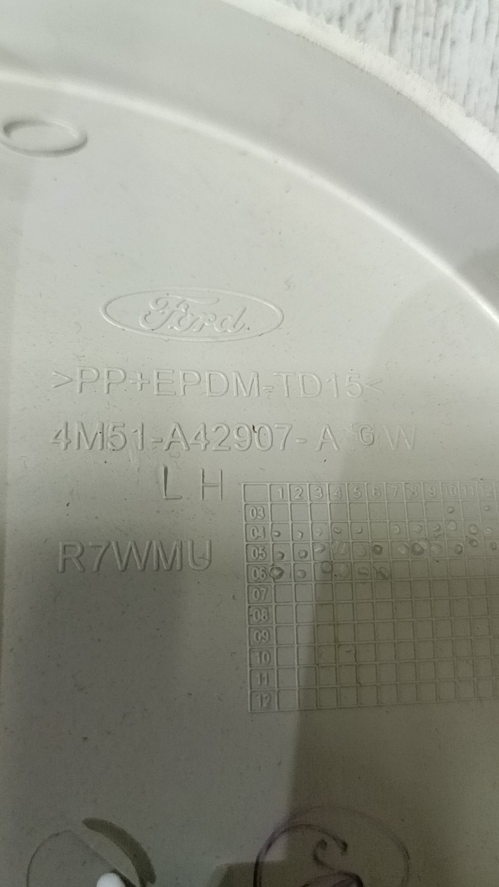 Обшивка двери багажника